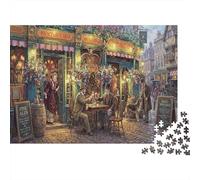 Taberna de la Era Victoriana Puzzle 1000 Piezas Adultos Y Niños,14 Años+,Regalo Ideal,Anti-estrés,Desafío,Deco Pared,Premium,Cartón,Rompecabezas,Relax,Reto,Educativo 70x50cm/1000pcs