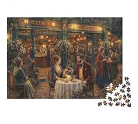 Taberna de la Era Victoriana Puzzle 1000 Piezas Adultos Y Niños,Anti-estrés,Reto,Regalo Ideal,Deco Pared,Premium,Cartón,Rompecabezas,14 Años+,Relax,Desafío,Educativo 70x50cm/1000pcs
