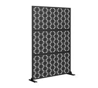 Tabique basciano con diseño atractivo acero 180x120x40cm - antracita gris [casa.pro]