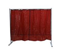 Tabique rodante de protección para soldadores modelo de 1 pieza, HxA 1900 x 2100 mm