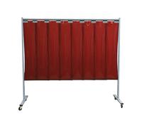 Tabique rodante de protección para soldadores modelo de 1 pieza, HxA 1900 x 2100 mm