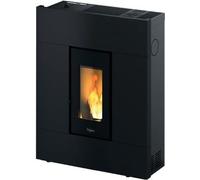 Tabla 7 T2 - Estufa de pellets ventilada Slim 6,9 kW, depósito 12 kg, volumen calefactable 197 m³, clase metal antracita