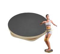 Tabla Ab Twister Para Ejercicios | Tabla De Equilibrio Con Núcleo De Madera Y Cintura Twister | Placa Giratoria Portátil Para Tonificar El Cuerpo, Escultor Abdominal, Para Entrenar La Disposición Del