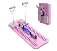 Tabla Abdominal multifunción, 36,61 x 14,45 x 1,18 pulgadas, 14,76 x 4,53 x 20,98 in Home Pilates Portable Gym, Pilates Reformer Set & Exercise Board for Fitness Enthusiasts and Beginners