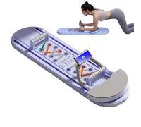 Tabla Abdominal Multifuncional Tabla de Pilates Tabla deslizante Abs Pilates Entrenador Abs Plegable Tabla Multiusos para Obtener un Gran Entrenamiento