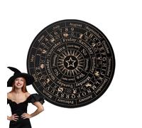 Tabla adivinatoria Para Vegencia,Tabla De Decisión De Madera Maciza Con Letras | Juego Ouija Tabla Divinatoria Para Principiantes Y Amigos