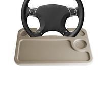 Tabla automática de rueda de estenosis - mesa de autoplett, bandeja de asiento de coche | Autoesenciales para mujer, accesorios al aire libre con portavasos para viajeros frecuentes, Auto Des