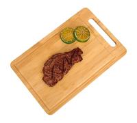 Tabla Bambú Cocina - Tabla Cortar Doble Cara Resistente | Preparar Carne Verduras Frutas Pan, Servir Charcutería, Accesorio Cocina Hogar Restaurante