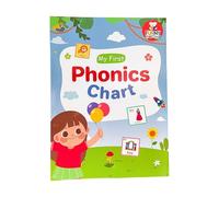 Tabla básica de vocabulario en inglés con palabras grandes, 28,7 x 21 cm, para niños, estudiantes, escuela en casa, guía de estudio de vocabulario