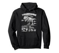 Tabla científica de Dinosaurios Tyrannosaurus Rex Anatomy Sudadera con Capucha