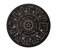Tabla colgante de cañas de radiestesia, tabla de mensajes metafísicos de madera, tabla de adivinación con letras, tabla de ouija hecha a mano de madera, tabla de fantasmas místicos | Comunica