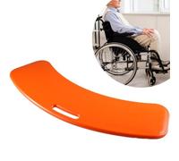 Tabla con asa, tabla de transferencia deslizante, dispositivo de asistencia para cama de inodoro de coche con transferencia curva y capacidad de peso de transferencia de paciente de 330 libras