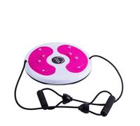 Tabla Core Ab Twister Disco de masaje for pies y cintura, disco giratorio con cordón, placa giratoria for abdomen, tabla equilibrio(Pink)