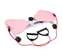 Tabla Core Ab Twister Herramienta de fitness for girar la cintura, tabla ejercicios abdominales pie, giratoria for perder peso(Pink)