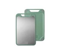 Tabla Cortar Cocina 1pc Cutting Board Two Sides Of Stainless Steel And Plastic Dual-purpose Multifunctional Cut Vegetables And Meat Chopping Boar(1PC Green,S)