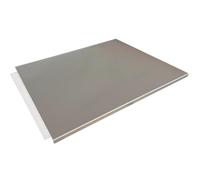 Tabla de acero inoxidable de cocina, Tabla para amasar, Tabla de cortar, Superficie de trabajo ideal para pan, pizza y repostería (56x60 cm)