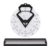 Tabla de acordes de guitarra | Ayudante de acordes de guitarra montado en la pared - Rueda de instrumentos de entrenador asistente de libro para principiantes, aprendizaje de melodías