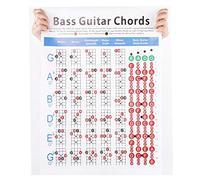 Tabla de Acordes de Guitarra, Tabla de Acordes de bajo, 4 Cuerdas, Práctica de Dedos para Principiantes, Accesorios para Instrumentos Musicales, Guía de Dedos de bajo Eléctrico