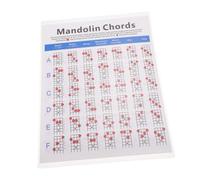 Tabla de Acordes de Mandolina Pequeña en Papel Estucado, 1 Pieza