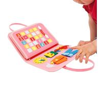 Tabla de actividades para bebés, juguete de aprendizaje de sensación, libro de sensores - para niños de 3 a 8 años de viaje en coche avión guardería hogar preescolar