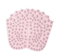 Tabla de acupresión for relajación la planta del pie, engrosada y agrandada, con estera masaje for hacer ejercicio, trotar caminar Para la relajación de los pies(Pink)