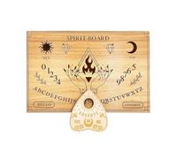Tabla de adivinación de madera para la meditación, herramienta para adivinación y toma de decisiones con radiestesia, espíritu, para casa, biblioteca, meditación, tienda temática, , sala de