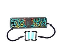 Tabla de agarre push up, tabla de desafío con código de colores, equipo de entrenamiento de fuerza con bandas resistentes para el hogar, gimnasio, viajes, principiantes, mujeres, atletas, padre