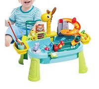 Tabla De Agua Genérica - Accesorios De Juego Dinette Grifo De Jirafa Lindo, Juguete Sensorial Al Aire Libre Verano | Mesa De Actividad Para 1-5 Años Desarrollo Cognitivo Coordinación -Mano