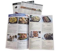 Tabla de alimentos, gráfico de alimentos para comer sano póster | 3 piezas planificador de comidas diarias para hombres, mujeres, adultos mayores