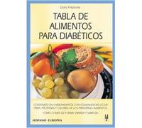 Tabla de alimentos para diabéticos