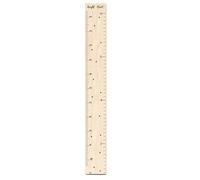 Tabla de altura de madera - Madera 47,24x5,91x0,12 pulgadas 470g | Medida de pared con regla de crecimiento para niños pequeños, herramienta de decoración de habitación de dibujos animados para seguim