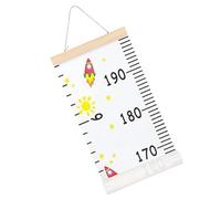 Tabla de altura de pared para niños, tabla de altura decorativa | Rastreador de crecimiento con cordón extraíble reutilizable para decoración del hogar, sala de juegos, herramienta de crianza para la