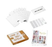 Tabla De Altura De Rompecabezas Para Niños | Espejo De Tabla De Crecimiento De Rompecabezas | Gráfico De Pared De Altura Ajustable Para Niños | Rompecabezas De Espejo Con Tabla De Crecimiento Para