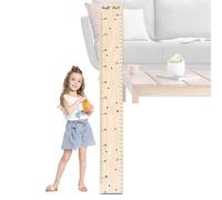 Tabla de altura para niños | Regla de altura de tamaño de niños para pared | Tabla de altura de habitación infantil de dibujos animados para sala de estar, habitación de los niños, guardería