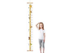 Tabla de altura para niños - Tabla de altura extraíble para niños | Rastreador de crecimiento con cordón extraíble reutilizable para decoración del hogar, sala de juegos, herramienta de crianza para