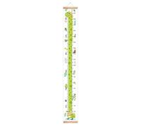 Tabla de altura para niños, tabla de medición extraíble para niños, rastreador de crecimiento con cordón extraíble reutilizable para decoración del hogar, sala de juegos, herramienta de crianza para