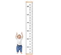 Tabla de altura para niños | Tabla de medición extraíble para niños, rastreador de crecimiento con cordón extraíble reutilizable para decoración del hogar, sala de juegos, herramienta de crianza para