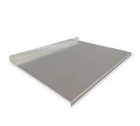 Tabla de Amasar de Acero Inoxidable para la preparación de alimentos (52x60 cm pared posterior 4 cm)