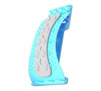 Tabla de apoyo lumbar, masajeador de tracción de nivel ajustable, estirador de espalda baja, soporte lumbar para molestias, relajación muscular, recuperación, oficina, viajes, escuela