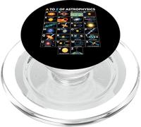 Tabla de Aprendizaje de Conceptos de Ciencia Espacial de astrofísica de la A a la Z PopSockets PopGrip para MagSafe