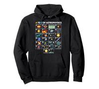 Tabla de Aprendizaje de Conceptos de Ciencia Espacial de astrofísica de la A a la Z Sudadera con Capucha