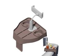 Tabla de bandeja para jacuzzis, tabla de jacuzzi,Bandeja de mesa de baño | Caddy Spa ajustable con 2 puertas de taza para la bañera Espesor de la pared de la piscina gonf