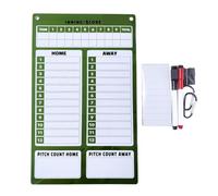 Tabla de béisbol - Tarjetas de formación de notas de béisbol | Tablero de imán de posición de béisbol | Tabla de béisbol DuGout Board de béisbol | Guía de enseñanza magnética Notas de softbol de doble