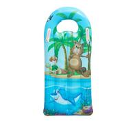 Tabla de bodyboard inflable con asas, 90 x 45 cm, tabla de surf flotante, tabla de natación duradera, juguete de verano divertido en el agua, tabla de natación para niños, para piscina, lago y agua