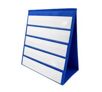 Tabla de bolsillo de escritorio para tiras de oraciones, tabla de bolsillo plegable, juego de tarjetas de tienda de campaña, calendario de escritorio para aula, tienda de campaña, calendario de
