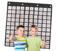 Tabla de bolsillo para contar hasta 100 (101 piezas) - Actividades educativas y de aprendizaje para ni os