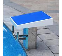 Tabla de buceo antideslizante para piscina con base de acero inoxidable, plataforma de salto inclinada de 15° para piscinas interiores al aire libre, entrenamiento y competiciones