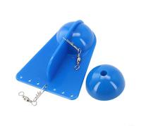 Tabla de buceo de plástico y metal para aparejos de pesca en el mar con integración de peso ajustable para un control preciso de profundidad