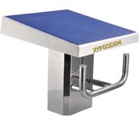 Tabla de Buceo Resistente para Piscinas sobre el Suelo - Soporte Salto Inclinado 15° con Un Solo Paso,Equipo Entrenamiento Profesional para Estadios Interiores y Exteriores