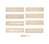 Tabla de calco de madera para aprender habilidades de escritura previa a la escritura para el hogar y la escuela alfabeto